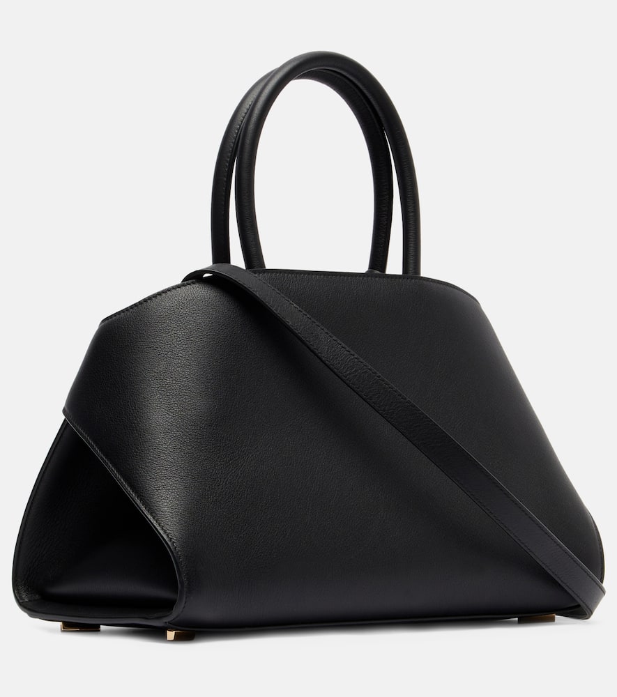 Hug leather tote bag