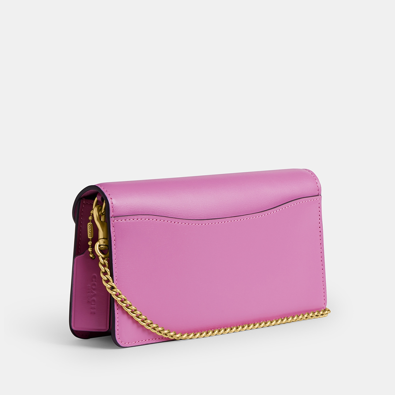 Coach Tabby Chain Leather Clutch Bag