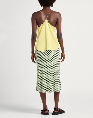 Woman Top Yellow Size L Polyester