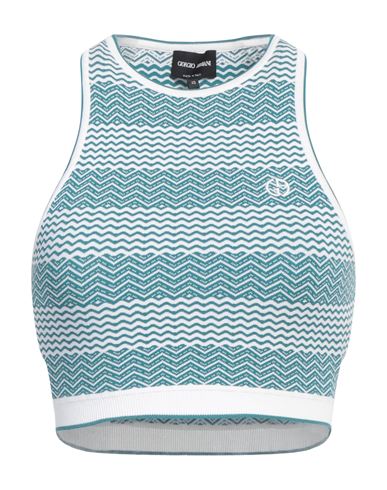 Woman Top Turquoise