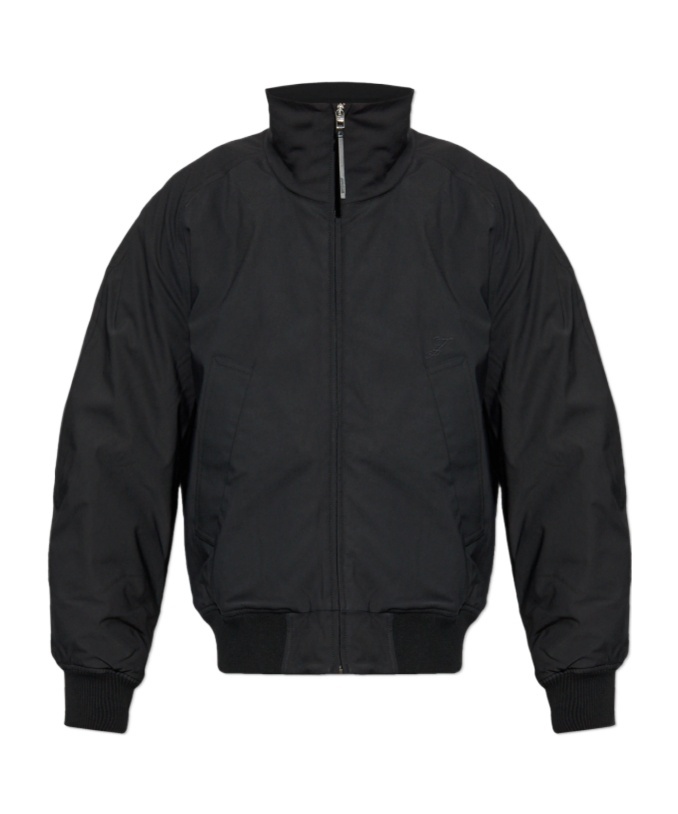 High-Neck Zipped Jacket