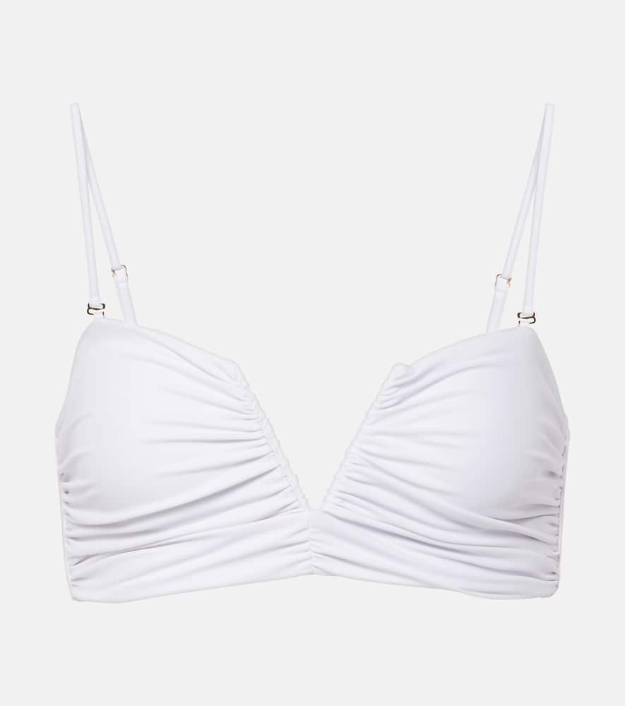 Calla ruched bikini top