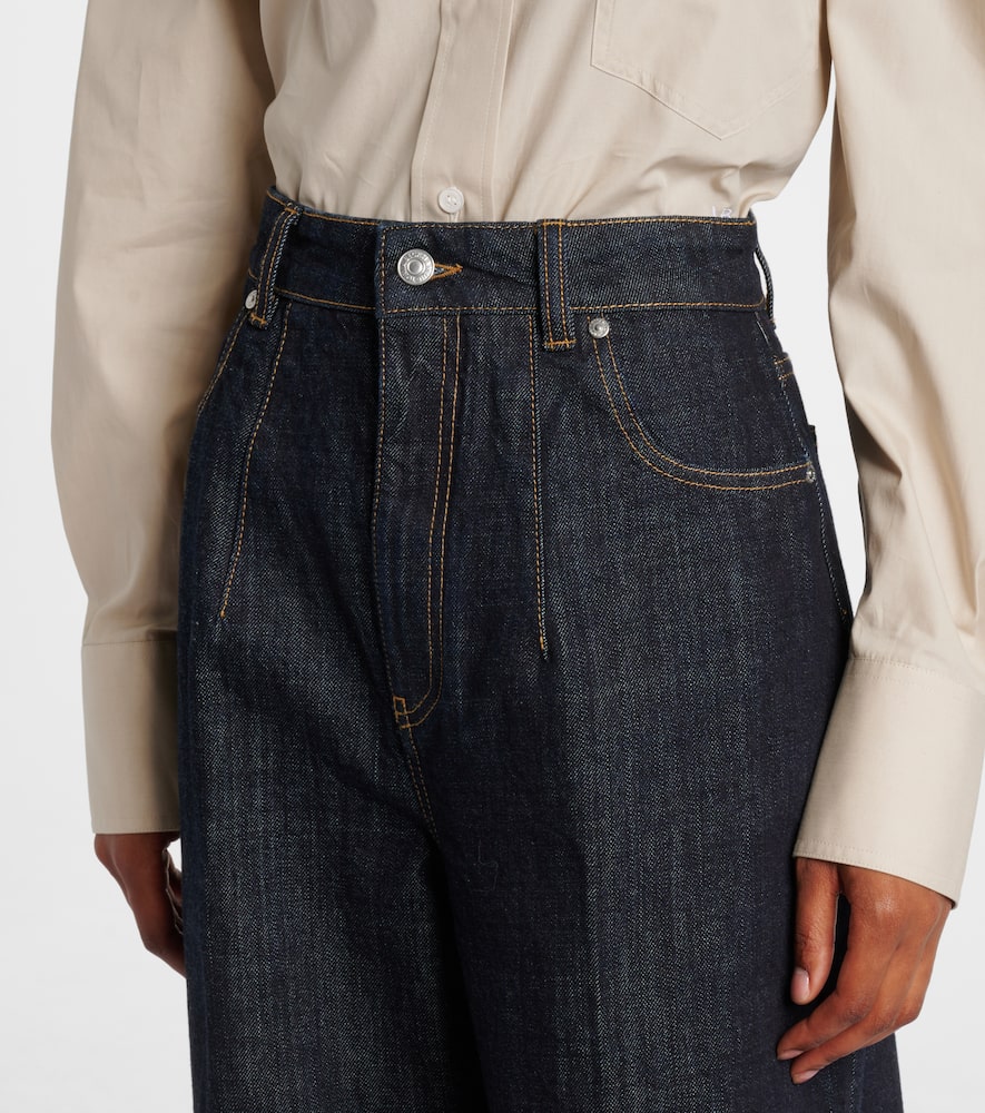 High-rise straight jeans
