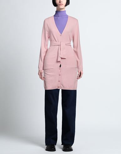 N. o.w. Andrea Rosati Cashmere Woman Cardigan Pink Size S Cashmere, Viscose, Wool, Polyamide