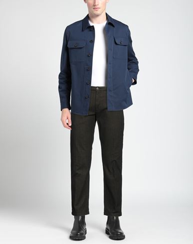 Man Pants Midnight blue Size 30 Cotton, Polyester, Viscose, Elastane