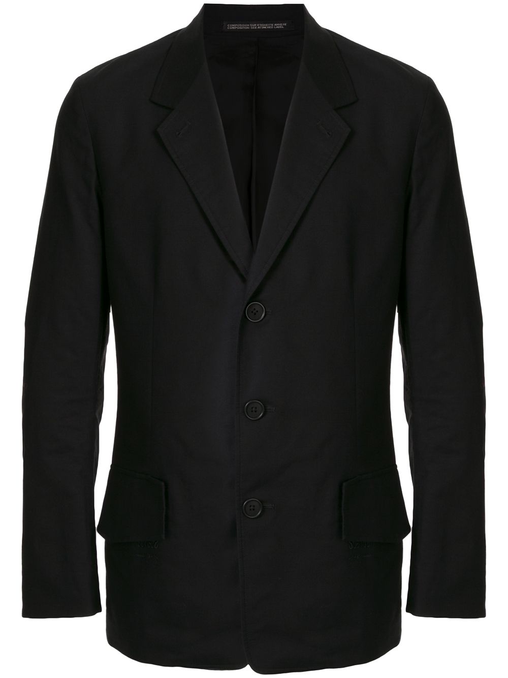 Single-breasted blazer - Black