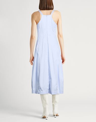 Woman Midi dress Light blue Size 6 Cotton, Elastane