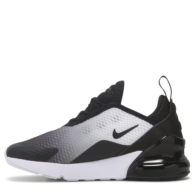 Kids' Air Max 270 Sneaker Little Kid Shoes (Black/White/Grey)