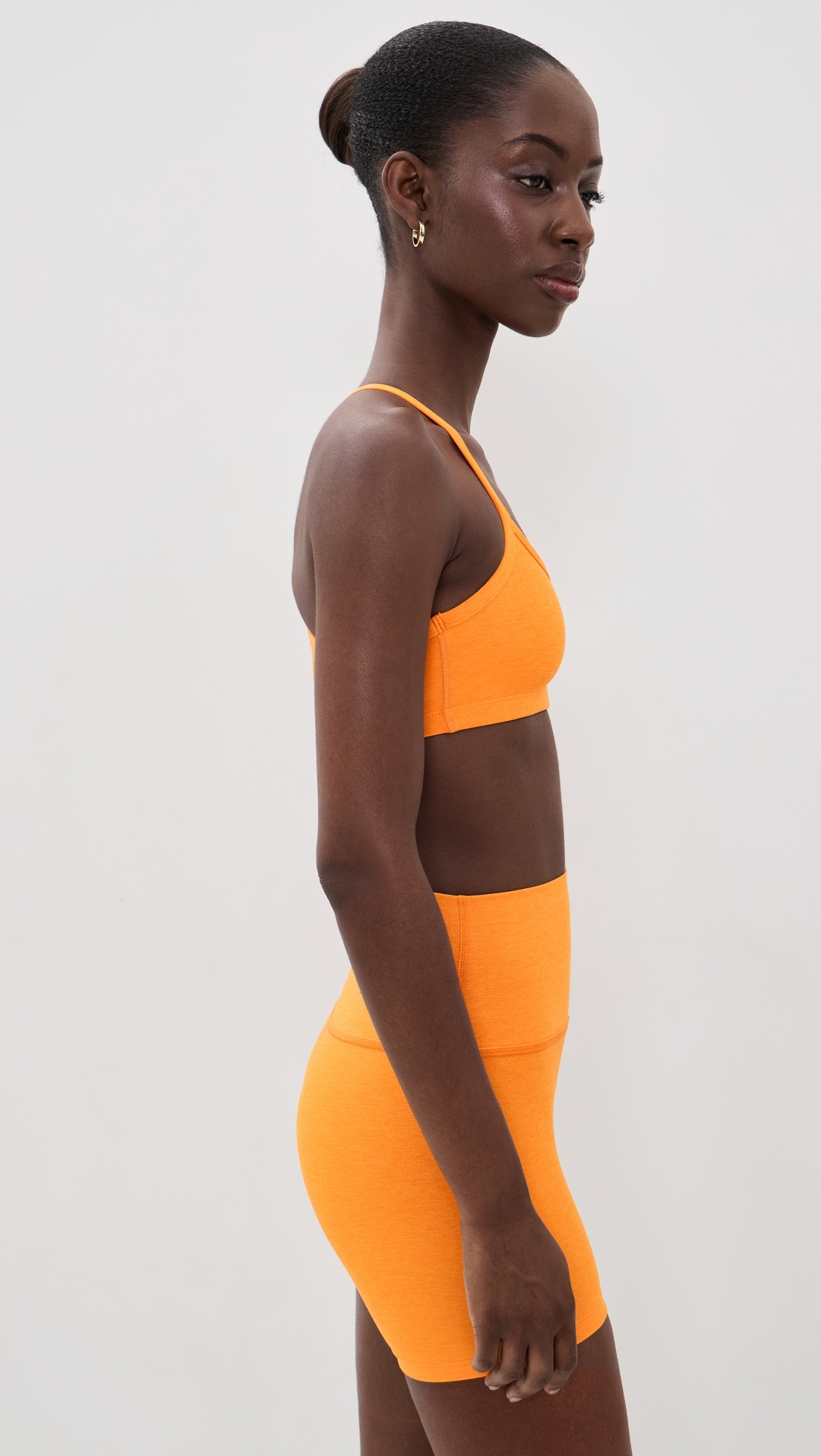 Spacedye Slim Racerback Bra Bright Citrus Heather