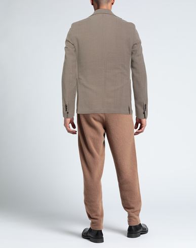 Man Blazer Beige Size 36 Virgin Wool, Elastane