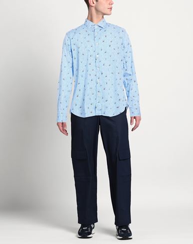 Man Shirt Blue Size 15 ¾ Cotton