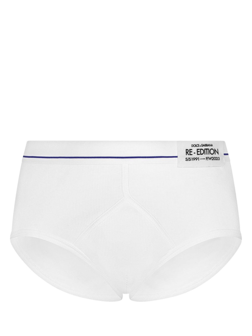 Brando ribbed cotton briefs - Black