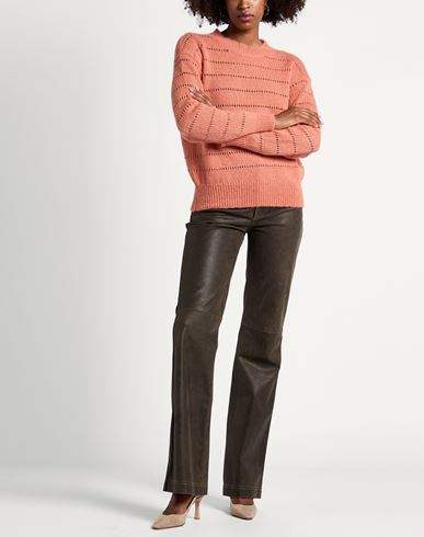 Woman Sweater Salmon pink Size 4 Acrylic, Polyamide, Mohair wool, Alpaca wool