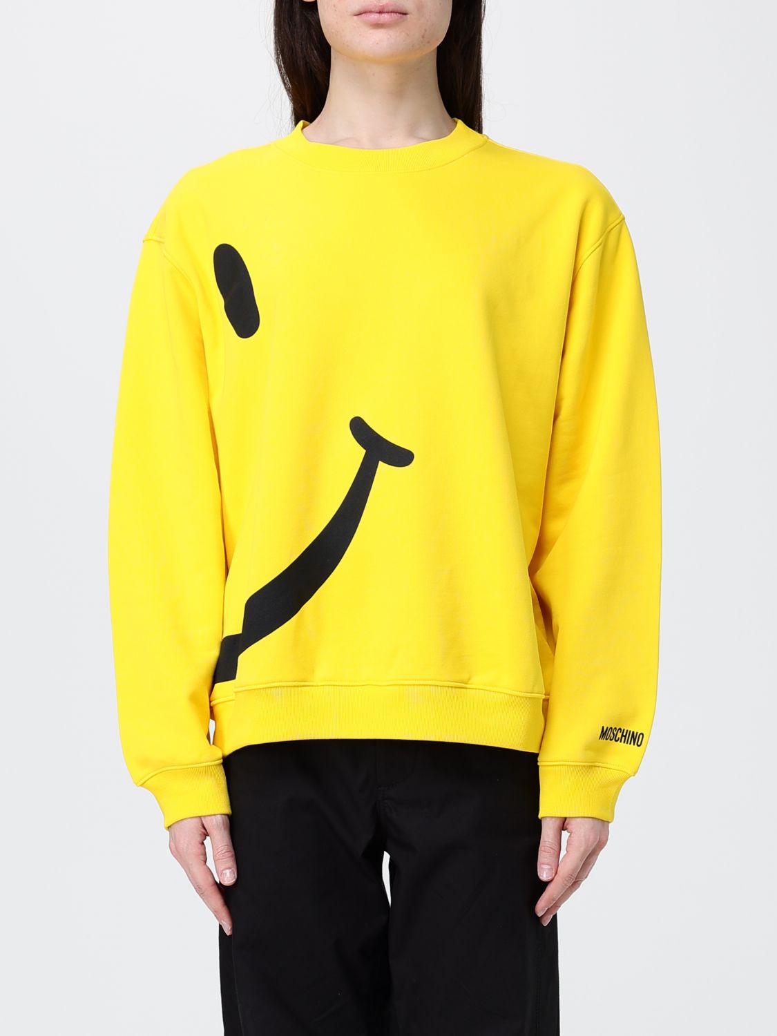 Sweatshirt Woman color Yellow