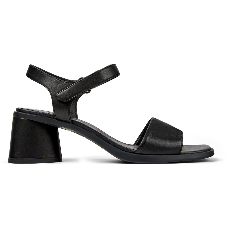 CAMPER Kiara - Sandals for Women - Black, 41, Smooth leather
