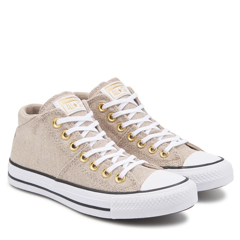 Women's Chuck Taylor All Star Madison High Top Sneakers (Tan/Gold)
