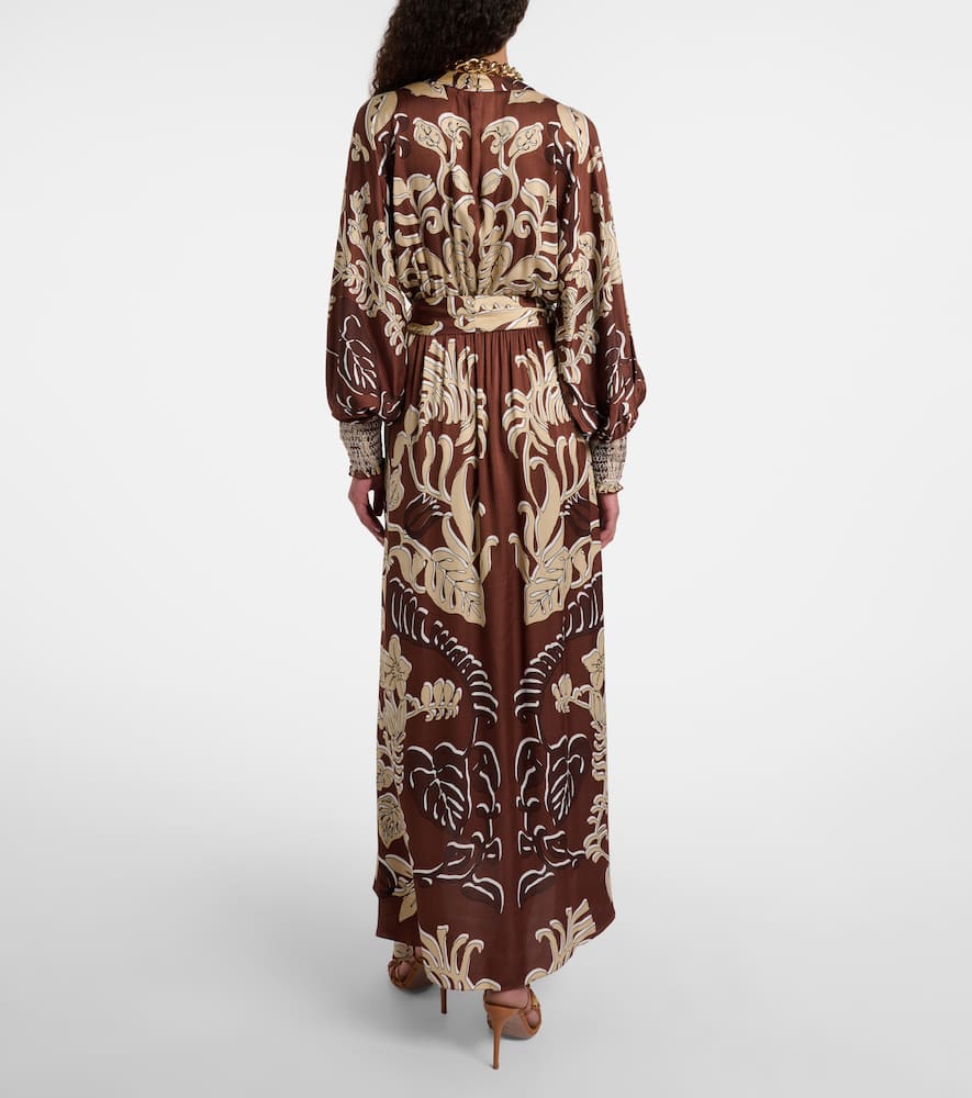 Kristen printed maxi dress