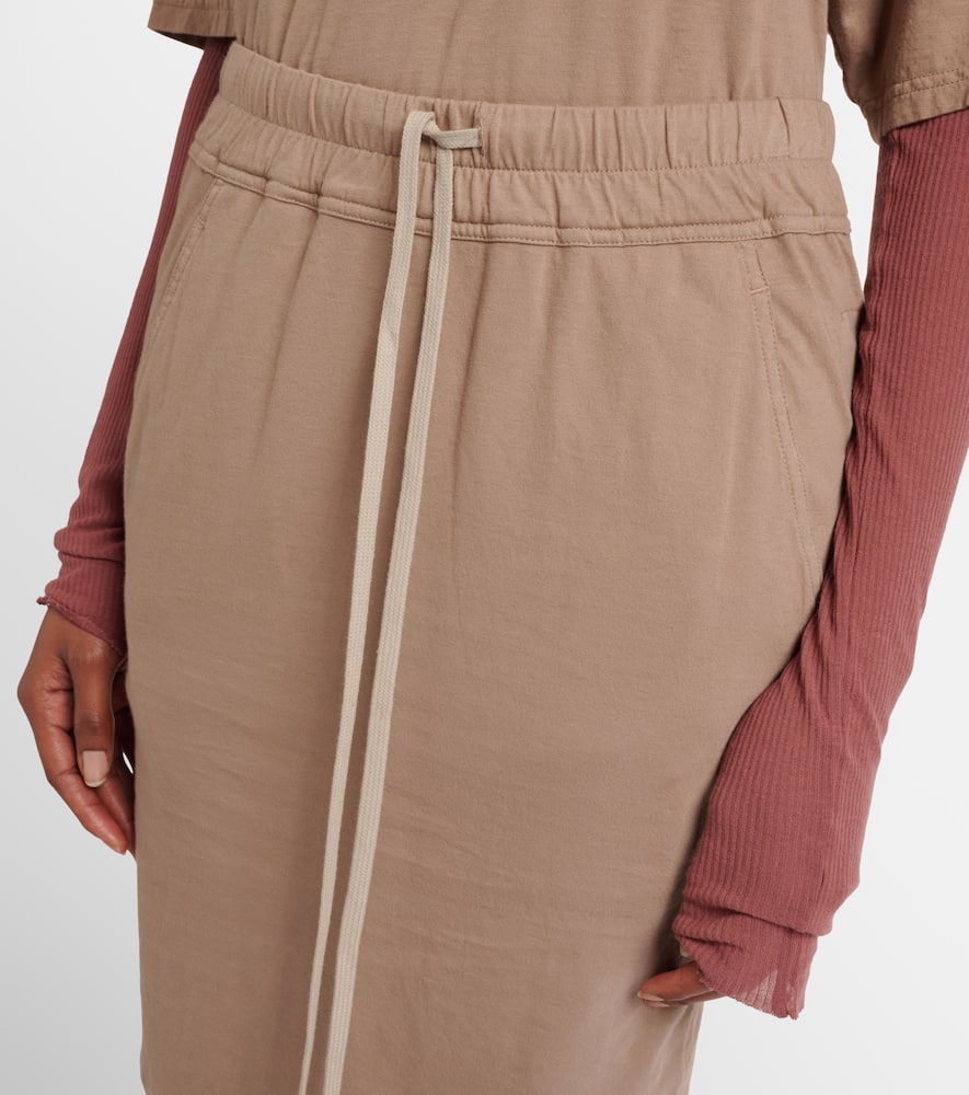 Cotton jersey maxi skirt