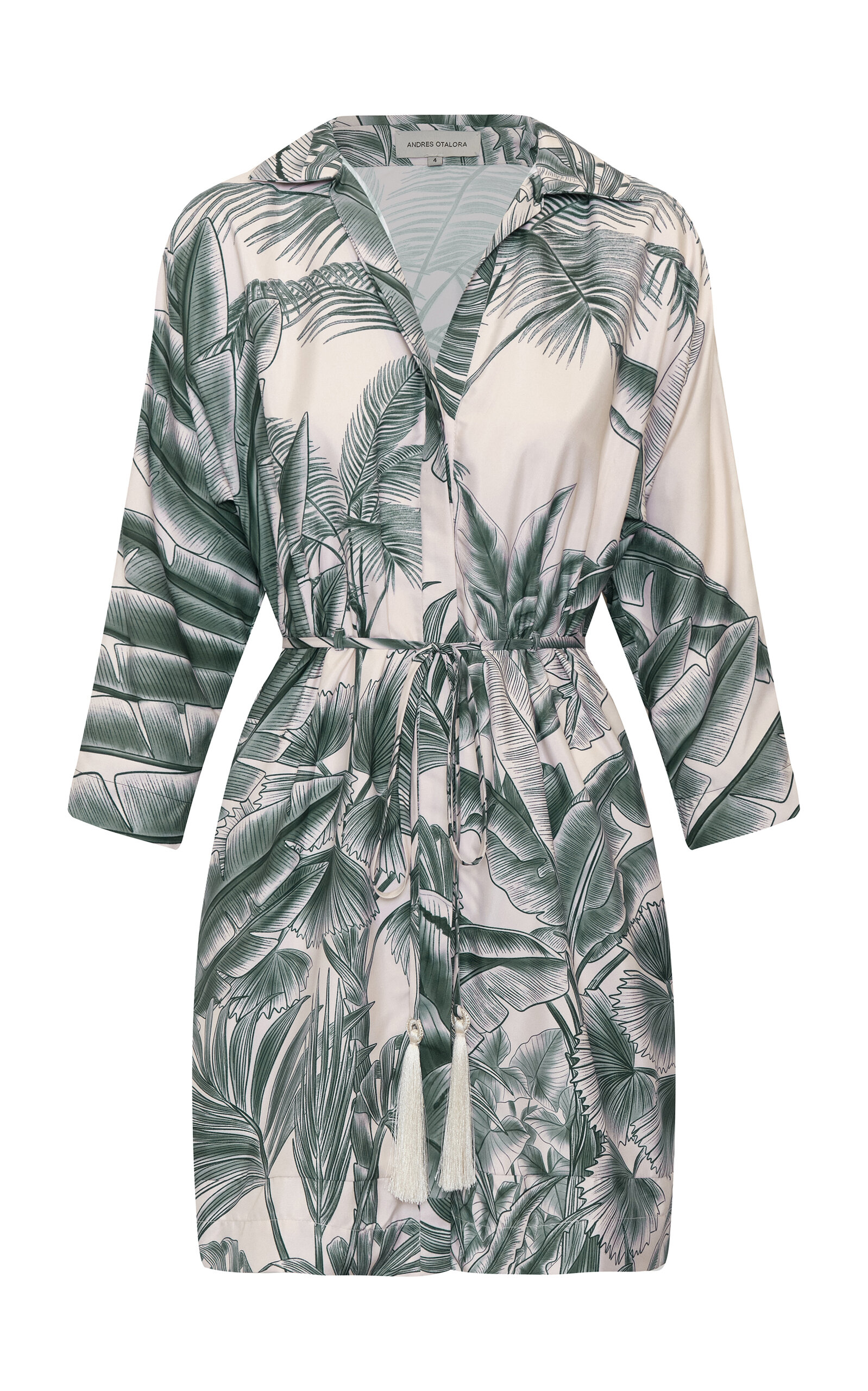 Kora Printed Stretch Cotton-Poplin Mini Dress - Moda Operandi