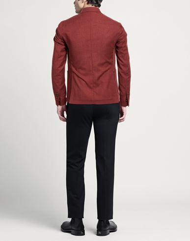 Man Blazer Rust Size 36 Polyester, Viscose, Elastane