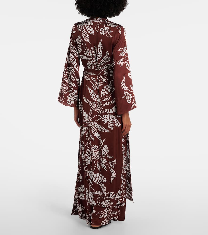 Lea printed beach cover-up