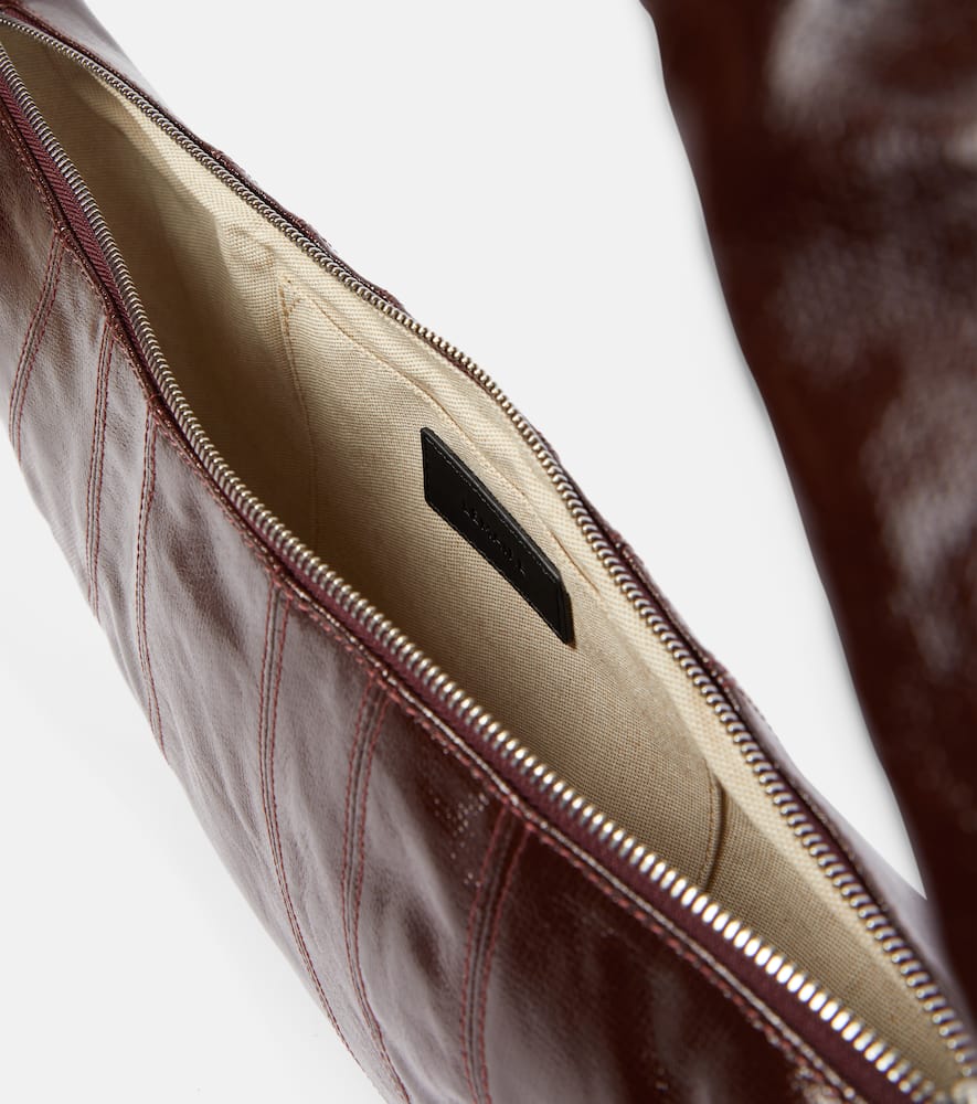 Croissant Medium faux leather shoulder bag
