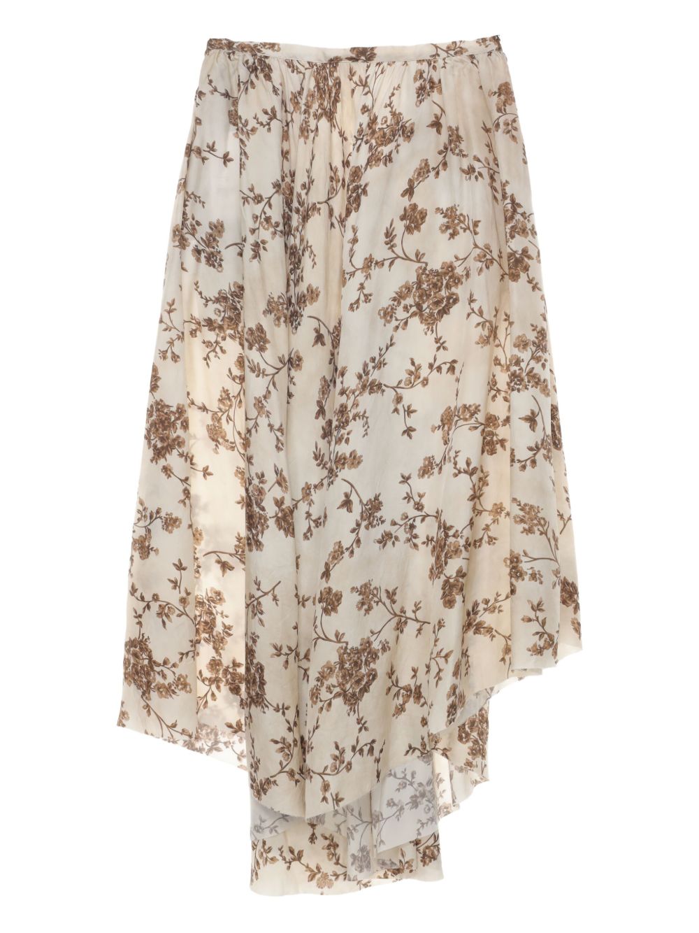 Uma Wang Genit midi skirt - Neutrals