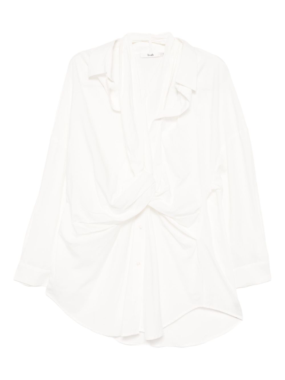 Twist-front shirt - White
