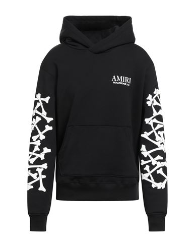 Amiri Man Sweatshirt Black Size S Cotton, Lyocell