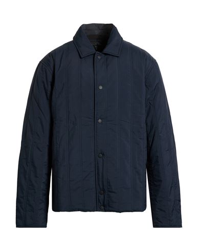 Man Puffer Navy Size L Nylon, Cotton