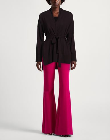Alpha Studio Woman Cardigan Plum Size 4 Merino Wool