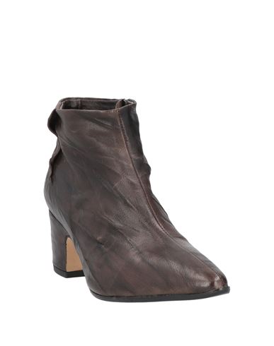 Collection Privēe? Woman Ankle boots Dark brown Size 10 Leather