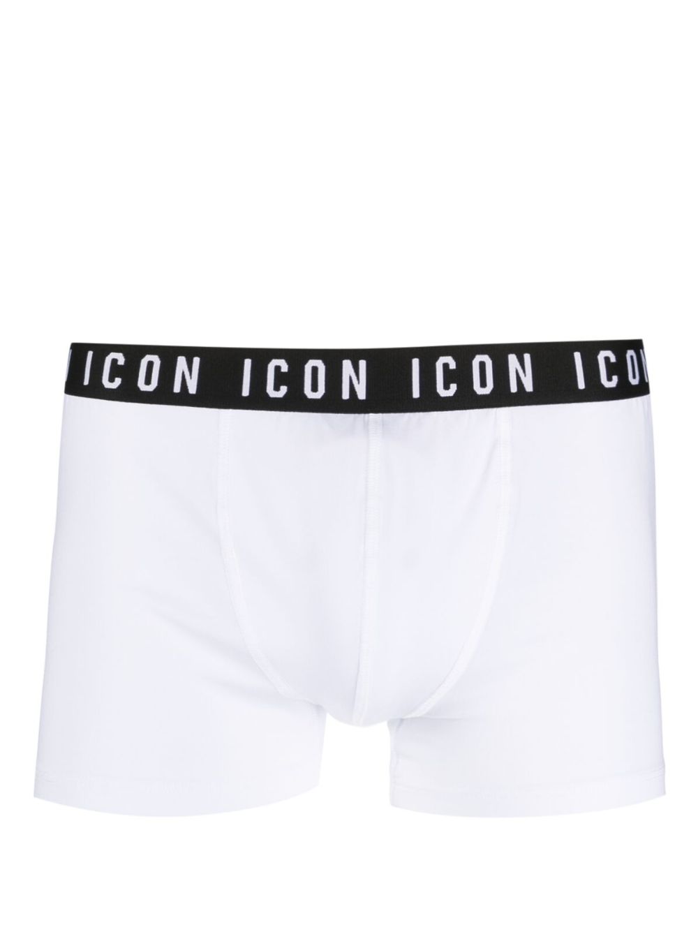 Logo-waistband stretch-cotton boxers - White