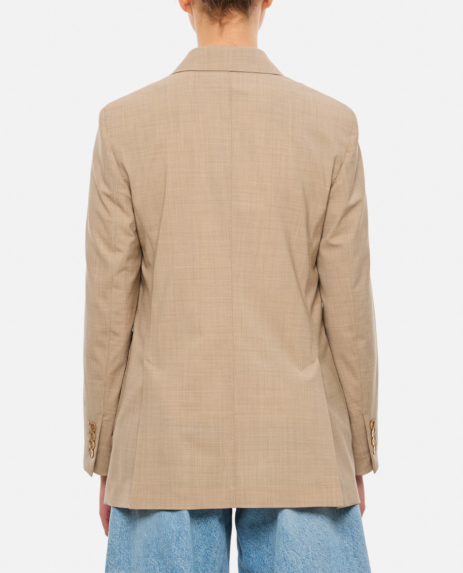 Double-breasted Long-sleeved Jacket