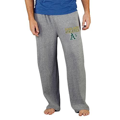 Officially Licensed MLB Mainstream Men's Knit Pant - Athletics - Gray/Grey