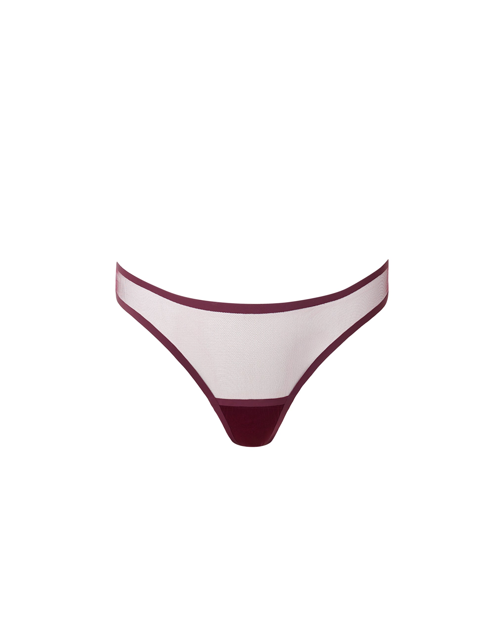 Bluebella Naomi Mesh Thong Cherry