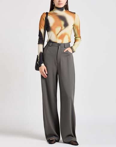 Woman Pants Lead Size 4 Viscose, Polyamide, Elastane