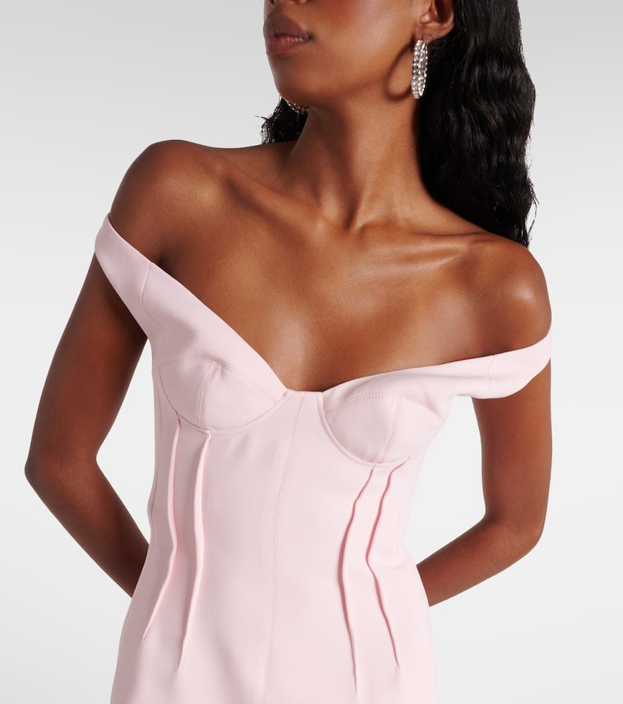 Off-shoulder minidress
