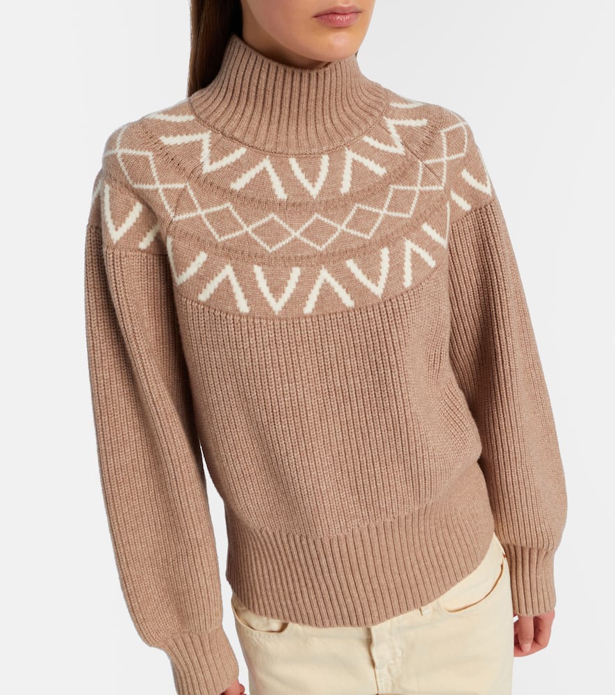 Marcie ribbed-knit turtleneck sweater