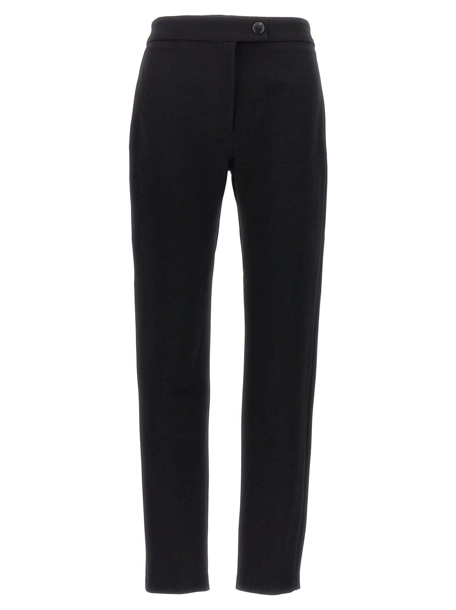 Stretch Wool Trousers — Black