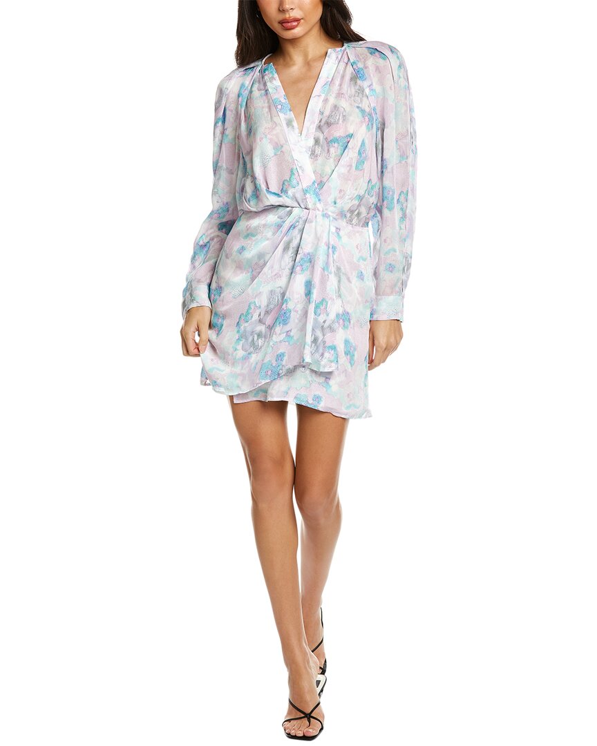 Odine Silk-Blend Mini Dress