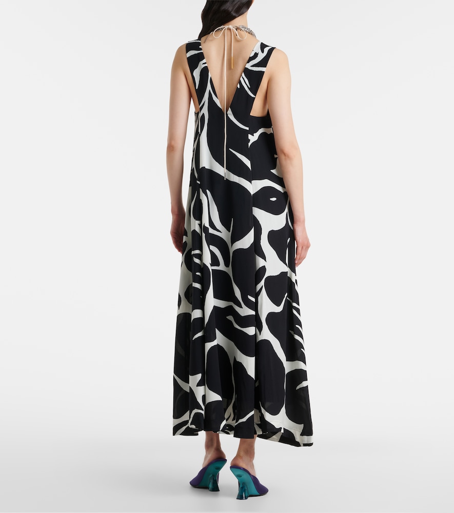 Printed maxi dress