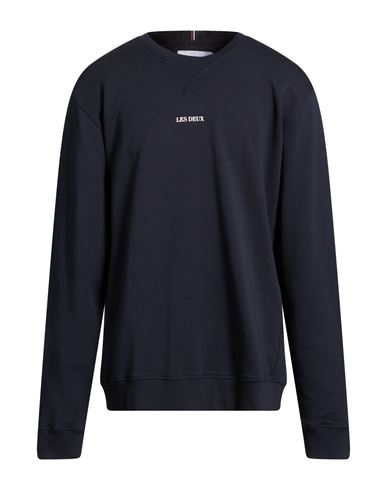 Man Sweatshirt Midnight blue Size XXL Cotton