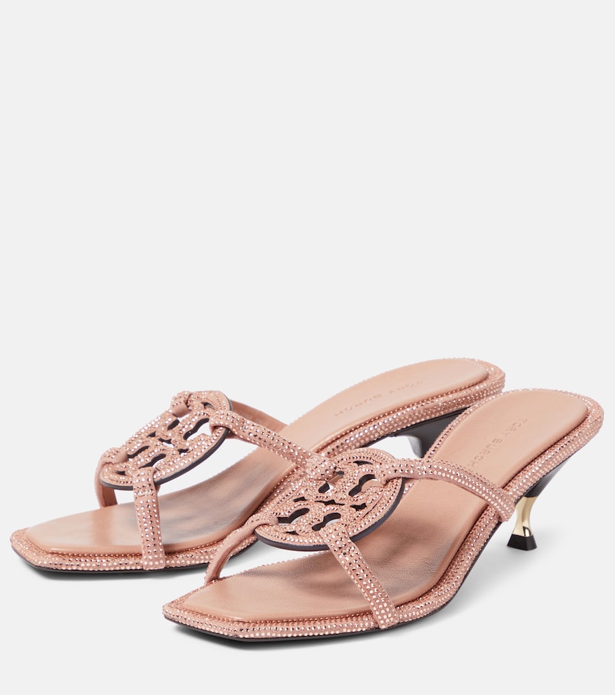 Geo Bombe Miller suede sandals