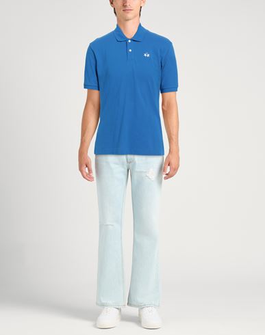 La Martina Man Polo shirt Light blue Size 4XL Cotton
