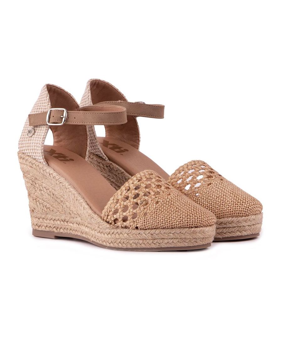 Xti Womens 14095 Shoes - Natural Textile