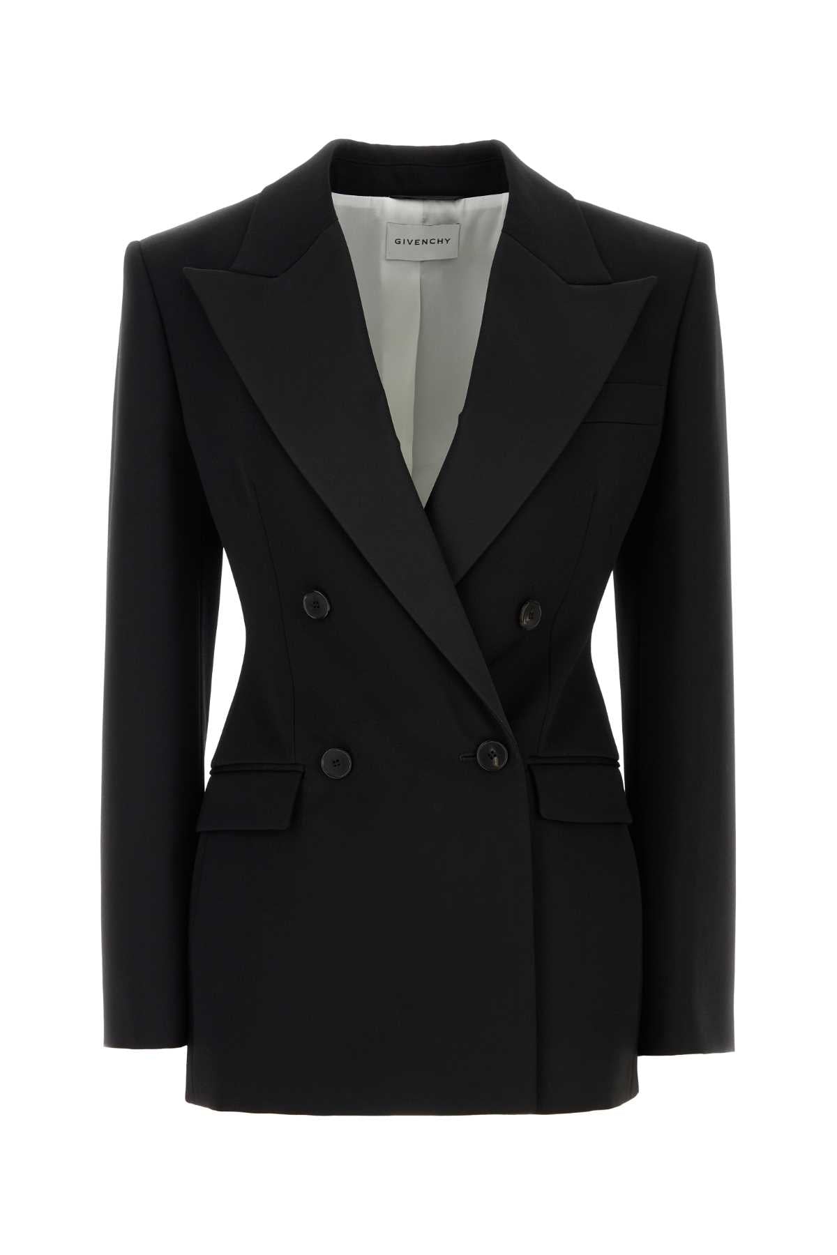 Breasted Blazer — Black