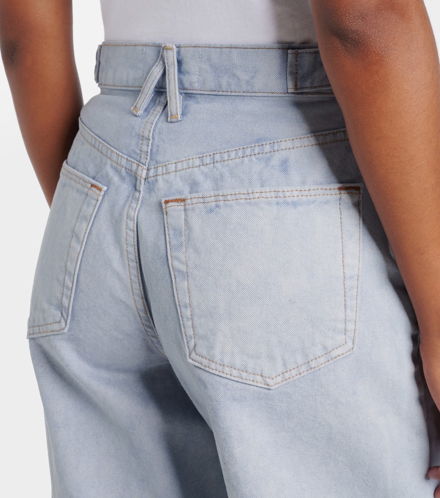 Cassie mid-rise wide-leg jeans