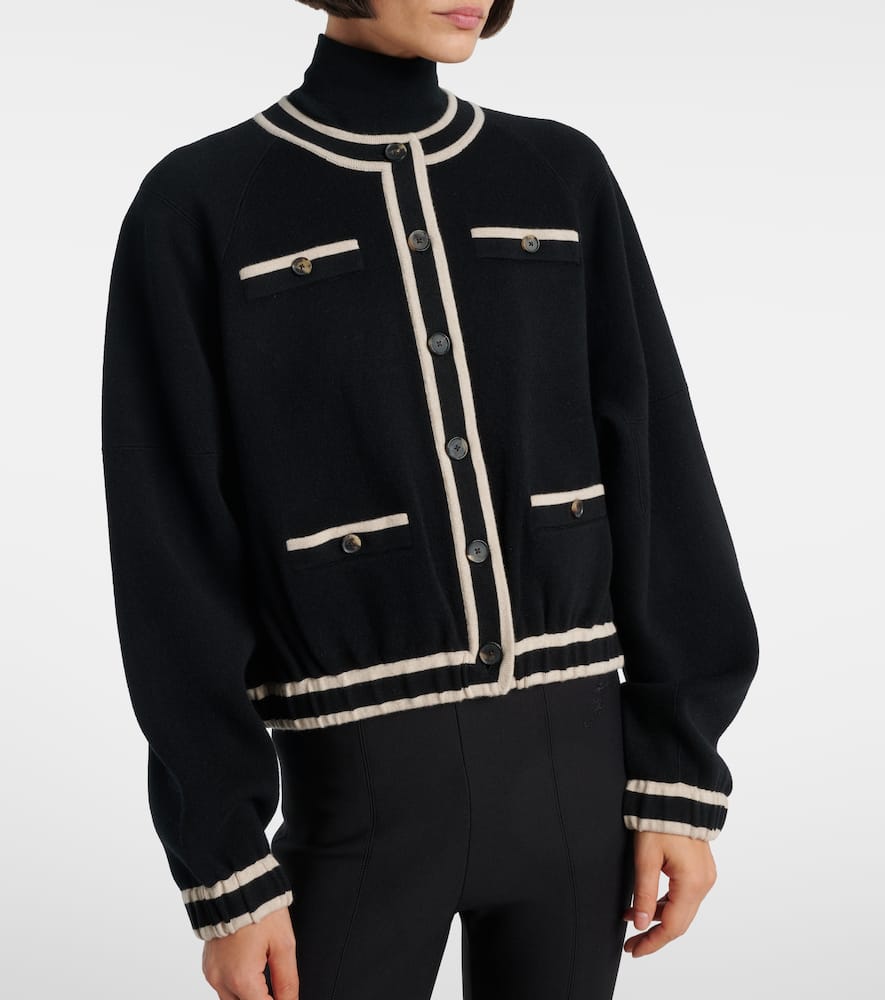 Wool and cashmere-blend jacket