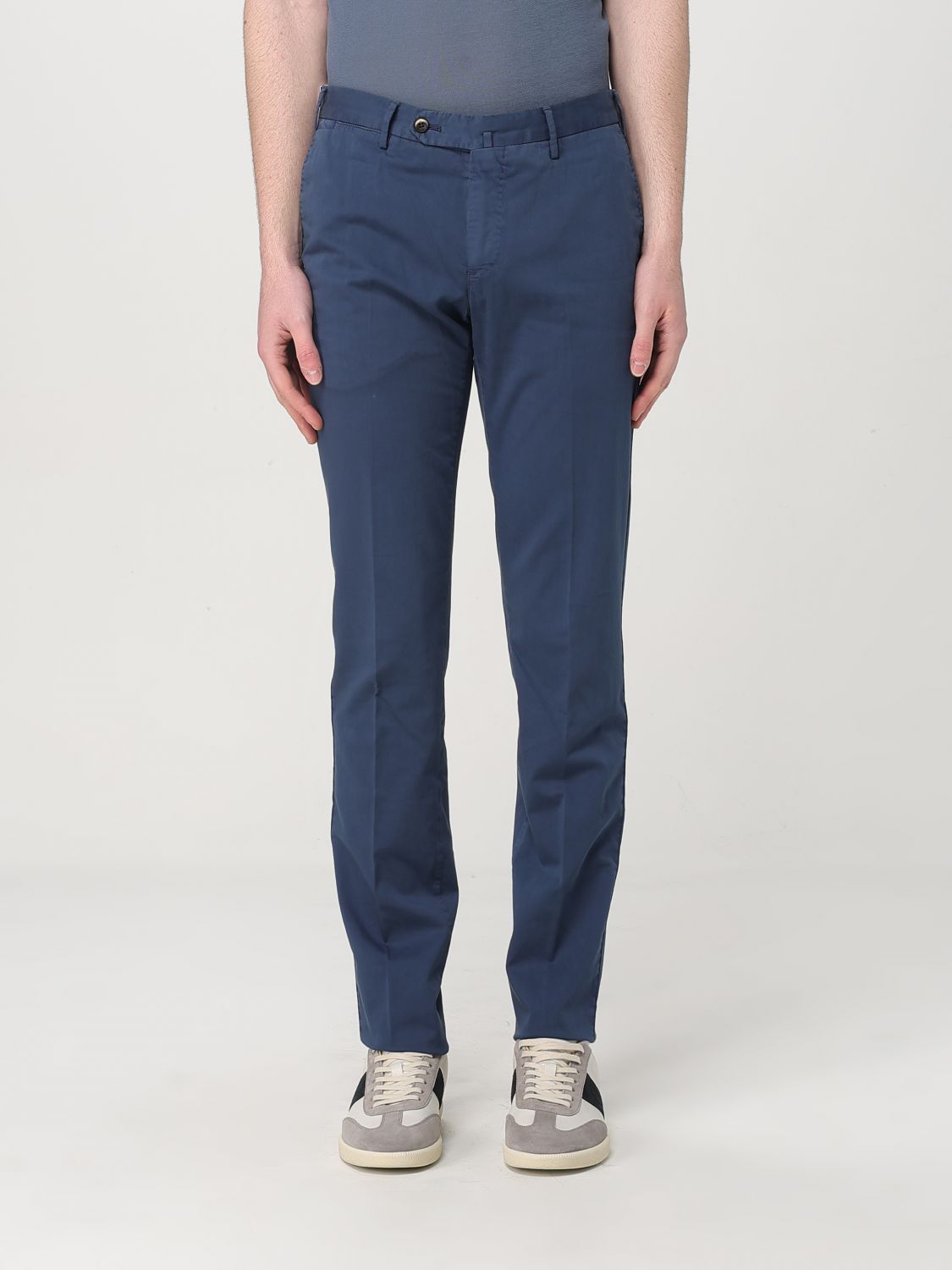 Pants Men color Blue